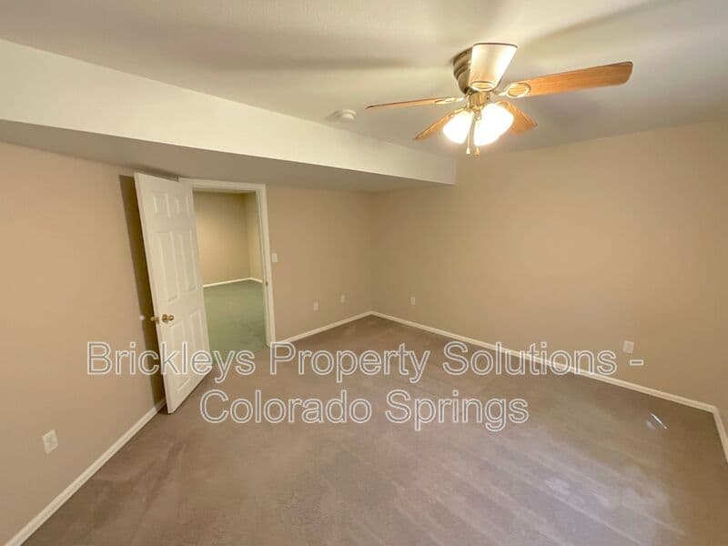 4-bedroom 3.5-bath home at 6160 Jaffee Ct for $2,500/mo managed by Brickleys Property Solutions Colorado Springs — photo 43 of 45