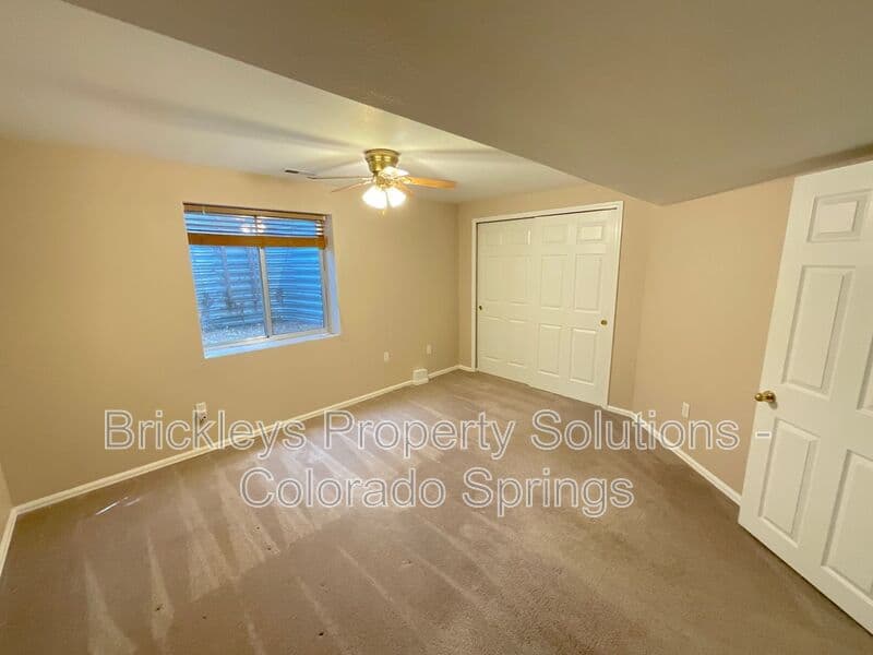 4-bedroom 3.5-bath home at 6160 Jaffee Ct for $2,500/mo managed by Brickleys Property Solutions Colorado Springs — photo 42 of 45