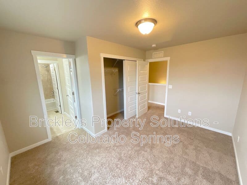 3-bedroom 2.5-bath home at 2401 Ellingwood Dr for $2,233/mo total (includes $2,195 base rent + $38 required Tenant Benefit Package) managed by Brickleys Property Solutions Colorado Springs — photo 35 of 40