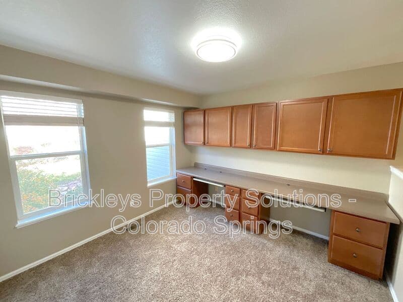 3-bedroom 2.5-bath home at 1742 Victorian Pt for $2,338/mo total (includes $2,300 base rent + $38 required Tenant Benefit Package) managed by Brickleys Property Solutions Colorado Springs — photo 34 of 36