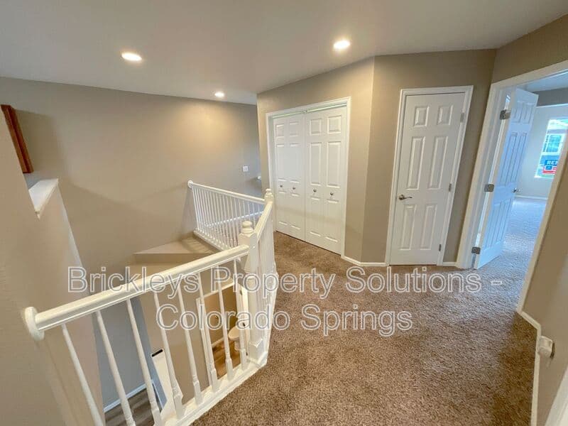 3-bedroom 2.5-bath home at 1742 Victorian Pt for $2,338/mo total (includes $2,300 base rent + $38 required Tenant Benefit Package) managed by Brickleys Property Solutions Colorado Springs — photo 25 of 36