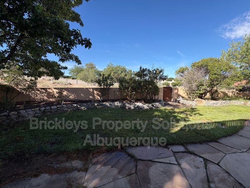 3-bedroom 2.5-bath home at 9600 Allande Rd NE for $3,200/mo managed by Brickleys Property Solutions Albuquerque — photo 40 of 40
