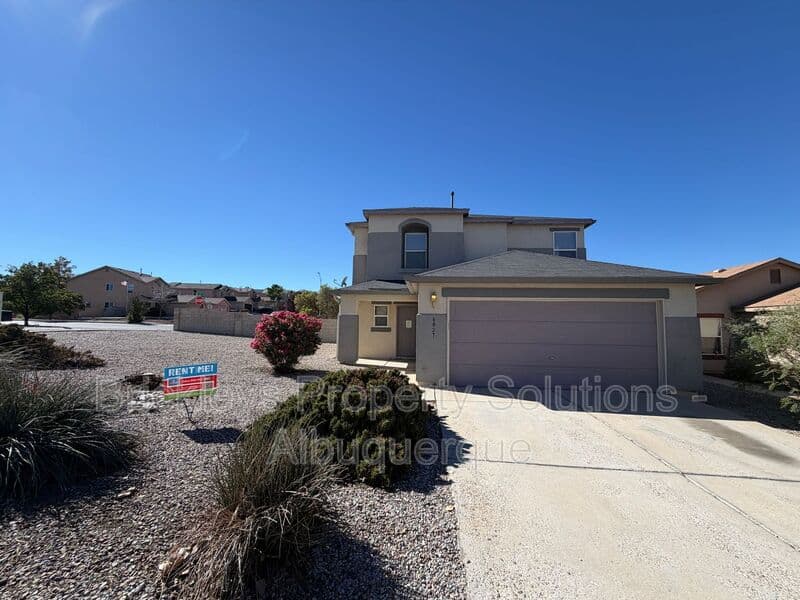 4-bedroom 3-bath home at 6027 Park South Pl NW for $2,400/mo managed by Brickleys Property Solutions Albuquerque — photo 1 of 36