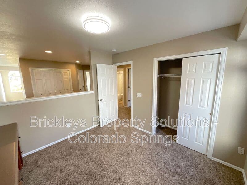3-bedroom 2.5-bath home at 1742 Victorian Pt for $2,338/mo total (includes $2,300 base rent + $38 required Tenant Benefit Package) managed by Brickleys Property Solutions Colorado Springs — photo 35 of 36