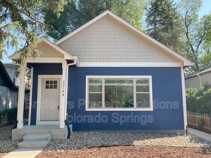1-bedroom 1-bath home at 2016 W Kiowa St Unit B for $1,400/mo managed by Brickleys Property Solutions Colorado Springs