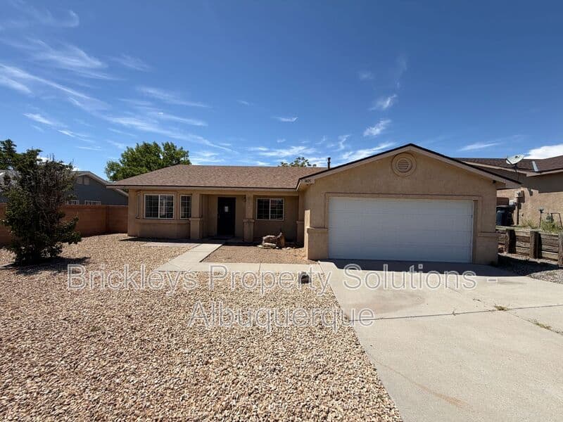 3-bedroom 2-bath home at 1405 Secret Valley Drive SW for $1,800/mo managed by Brickleys Property Solutions Albuquerque